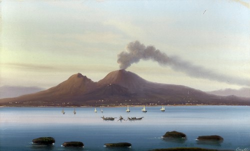 Napoli vesuvio guazzo - vesuvio,