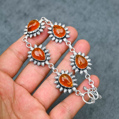 Bracciale maglia ambra