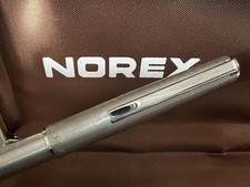 🔴 NOREX penna stilografica cromata satinata cartuccia scrive vintage