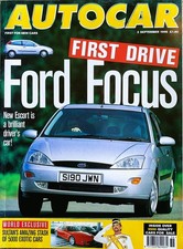 AUTOCAR MAGAZINE 02-SEP-98 -
