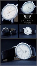 Classico Momenti Cavadini Orologio Acciaio Inox Romano Piatto 38mm CV-12K160