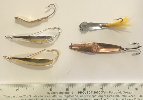 Esche pesca metallo tipo - esche, da