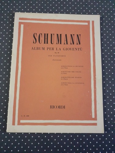 Spartito musicale schumann - spartito,