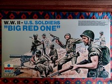 ESCI 202 - US soldiers "Big Red One" WWII  - Plastic figures 1/72