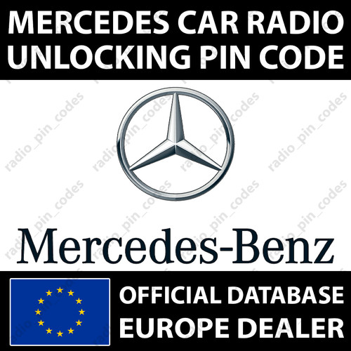 Pin radio mercedes codice - pin,