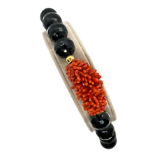 BRACCIALE AGATA NERA E