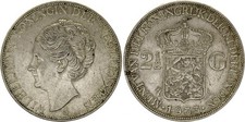 2 1/2 Gulden, Wilhelmina I -