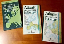 3 volumi TOURING CLUB ITALIANO - ATLANTE PER VIAGGIARE IN EUROPA