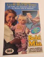 Inserto pubblicità 1990 La mia bambina è la più bella del mondo Bebi Mia 