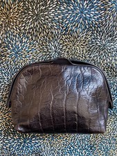 Pochette en cuir façon