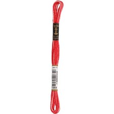 Anchor Torsione per ricamo 8m, ombrello rosso, cotone, colore 1203, 6 fili