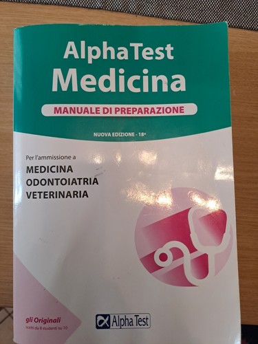 Alpha test medicina manuale - alpha, di