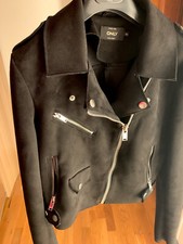 giacca similpelle donna scamosciata