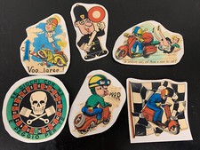 6x water Decal vintage VESPA