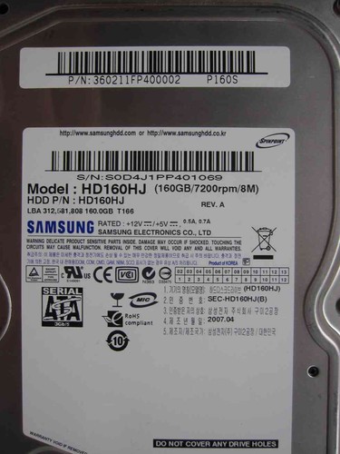 160 samsung hd160hj - 160,