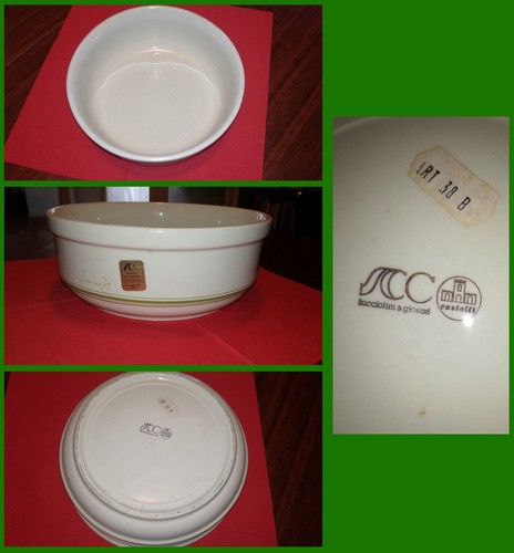 Portavaso ciotola ceramica