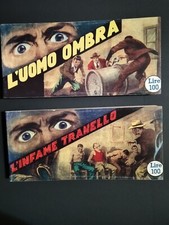 L'UOMO OMBRA STRISCIA SERIE CPL 1/4 GALEP ED.AUDACE RISTAMPA ANASTATICA 1995