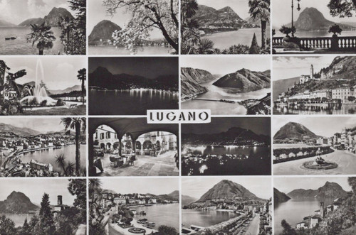 Cartolina lugano ticino - cartolina,
