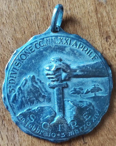 Medaglia argento divisione - argento, 3^divisione