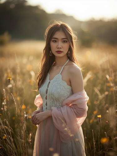 Ritratto femminile asiatico - femminile,