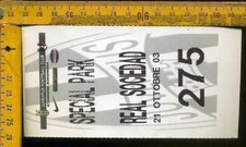 Biglietto Tessera Calcio