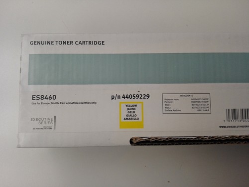Toner oki originale - giallo, pn