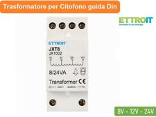 Trasformatore Per Citofono Da 220V a 8/12/24V Per Guida DIN  - Input 220V JX1002