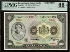 LUSSEMBURGO 1934 100 FRANCHI