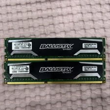 Crucial Ballistix Sport 8 GB kit (2 x 4 GB) DDR3-1600 CL9 - BLS4G3D1609DS1S00.16FER2