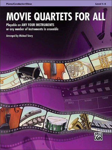 Movie quartets for all oboe - quartets,