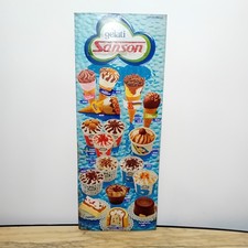 Insegna tabella gelati sanson - tabella,