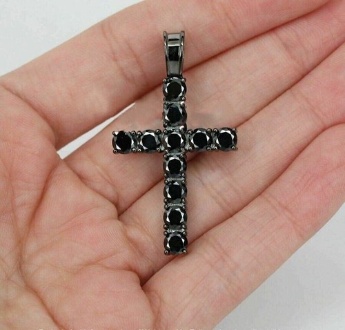 Nero diamante croce - nero,