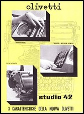 PUBBLICITA' 1939 OLIVETTI