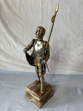 Statua 27 Cm in bronzo Giuseppe Vasari LANCILLOTTO