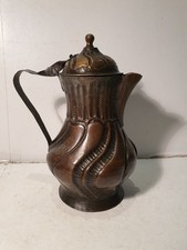 Antica caffettiera in rame XIX