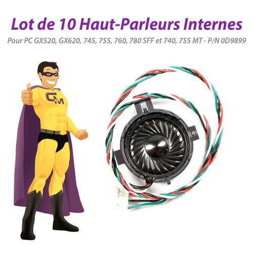 Lot x10 haut parleurs dell - x10,