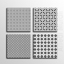 Set 4 Quadri Astratti