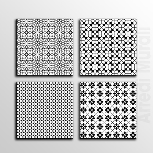 Set quadri astratti - set, 4