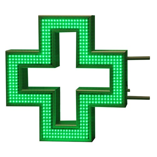 Insegna farmacia croce - farmacia, led