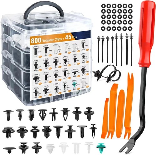 Kit 800 clip fissaggio auto - ,