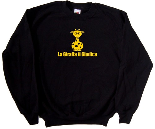 Giraffa giudica felpa - giraffa,