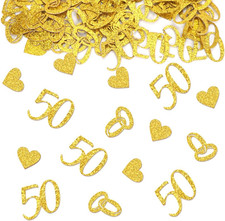 100 Pezzi Coriandoli 50 Anni