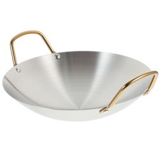 Padella wok acciaio inox - wok,