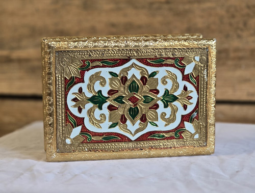 Scatola legno vintage - , rangoli