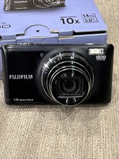 Fotocamera digitale Fujifilm FinePix T350 14,0 megapixel nera testata con scatola originale