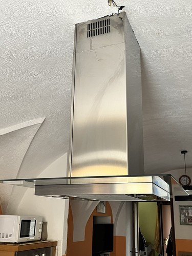 Cappa verticale isola inox - cappa,