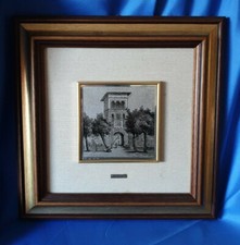 Castello Landiona Quadro Lamina D'Argento 