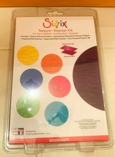 SIZZIX TEXTURZ STARTER KIT PER MACCHINE BIGKICK O BIGSHOT CARTE ALBUM 
