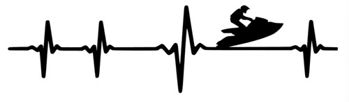 Adesivo battito cardiaco moto