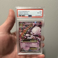 PSA8 Pokémon M Mega Mewtwo EX
